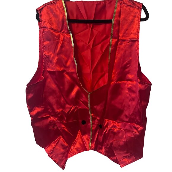 Adult Vampire Costume Shirt Cape & Vest Spirit Halloween One Size Fits Most - Picture 4 of 4